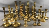 Group of 26 candlesticks