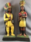 Set of Native American Statues/Wall hangings