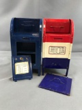 2 vintage Mail Box banks