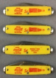 Group of 4 Vintage Coca-Cola Pocket Knives