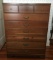 Kroehler solid Cherry dresser with contents