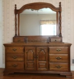 Vintage mirrored dresser