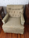 Vintage Swivel Arm Chair