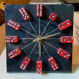 Vintage Las Vegas battery powered dice clock