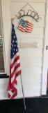 Group of two American flag items