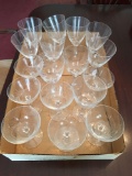 18 Piece Stemware Glasses