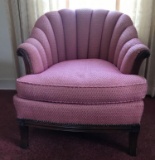 Vintage pink armchair