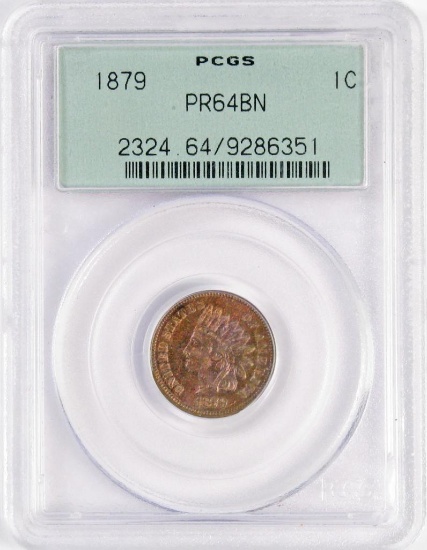 1879 Indian Head Cent (PCGS) PR64BN.