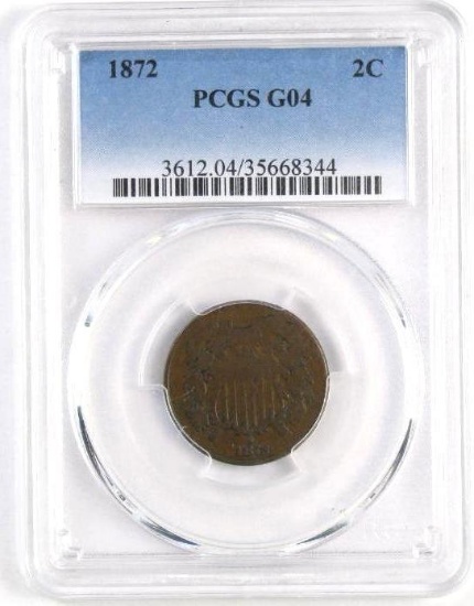 1872 Two Cent Piece (PCGS) G04