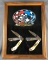 Hamilton Collection Dale Earnhardt and Richard Petty knives in display