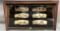 Franklin Mint wildlife knife collection in display case