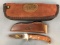 Browning collectors knife with belt holster and case
