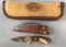 Browning Collectors knife with belt holster and case