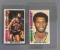 1976-77 Tops Kareem Abdul-Jabbar and Walt Frazier Cards