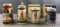 Group of 4 Budweiser Olympic steins