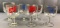 Group of 6 Schlitz goblets