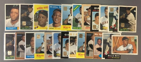 Group of 24 Willie Mays Topps Insert Cards