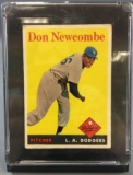 Vintage Don Newcombe L.A. Dodgers Baseball Card