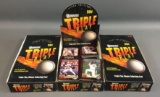 Group of 3 Boxes Donruss Triple Play Baseball Cards