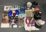 Group of Sports Stamps, T-shirt, Hats and more