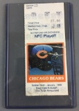 1988 Chicago Bears NFC Playoff Ticket
