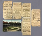 Group of 4 Cubs and White Sox 1904 Newspaper Clippings and more