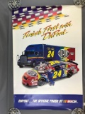 Group of 15+ NASCAR/racing posters