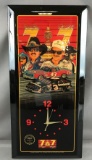 Dale Earnhardt and Richard Petty commemorative numbered edition Wall Clock