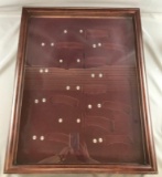 Wood and glass display case
