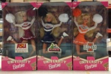 Group of 3 University Barbies