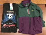 Group of 2 Snap-On Jacket and T-Shirt