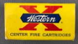 Box of Western center fire cartridges