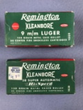 2 boxes of Remington ammunition