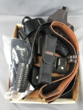 Group of 10+ holsters and more