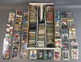 Group of 2400 Old and New Sports Cards