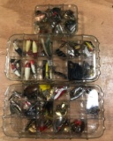 Group of 3 full lure organizers