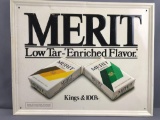 Vintage Merit Cigarettes sign