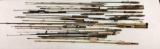 Large group of Vintage Parts and Pieces of Fishing Rods and more