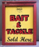 Robinson Coragated Bait and Tackle Sold Here Sign