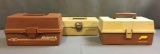 Group of 3 Fishing Tackle Boxes