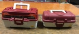 Group of 2 Plano Fishing Tackle Boxes