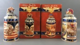 Group of 2 Anheuser-Busch Historical Wars Series Steins
