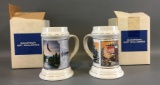 Group of 2 1995 Collectors Series Steins