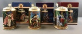 Group of 3 Budweiser Archives Series steins in Original Boxes