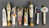Group of 8 Bar Beer Taps