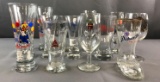Group of 13 beer glasses Spuds Mackenzie and more