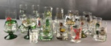 Group of 23 beer, tequila, scotch glasses