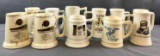 Group of Vintage Schlitz beer steins/mugs