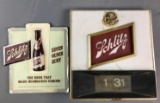 Vintage Schlitz Beer bar signs