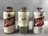 Group of 3 Schlitz lighters